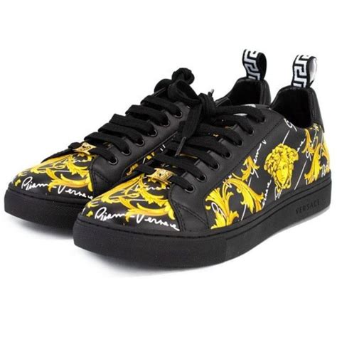 versace sneakers vitello|versace vitello low top.